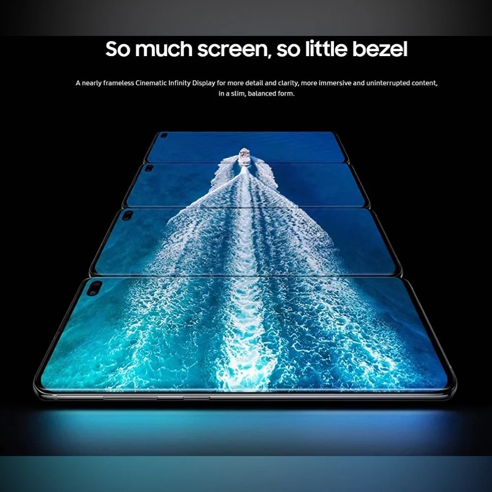 Samsung Galaxy S10+, 128GB, Prism White - Unlocked